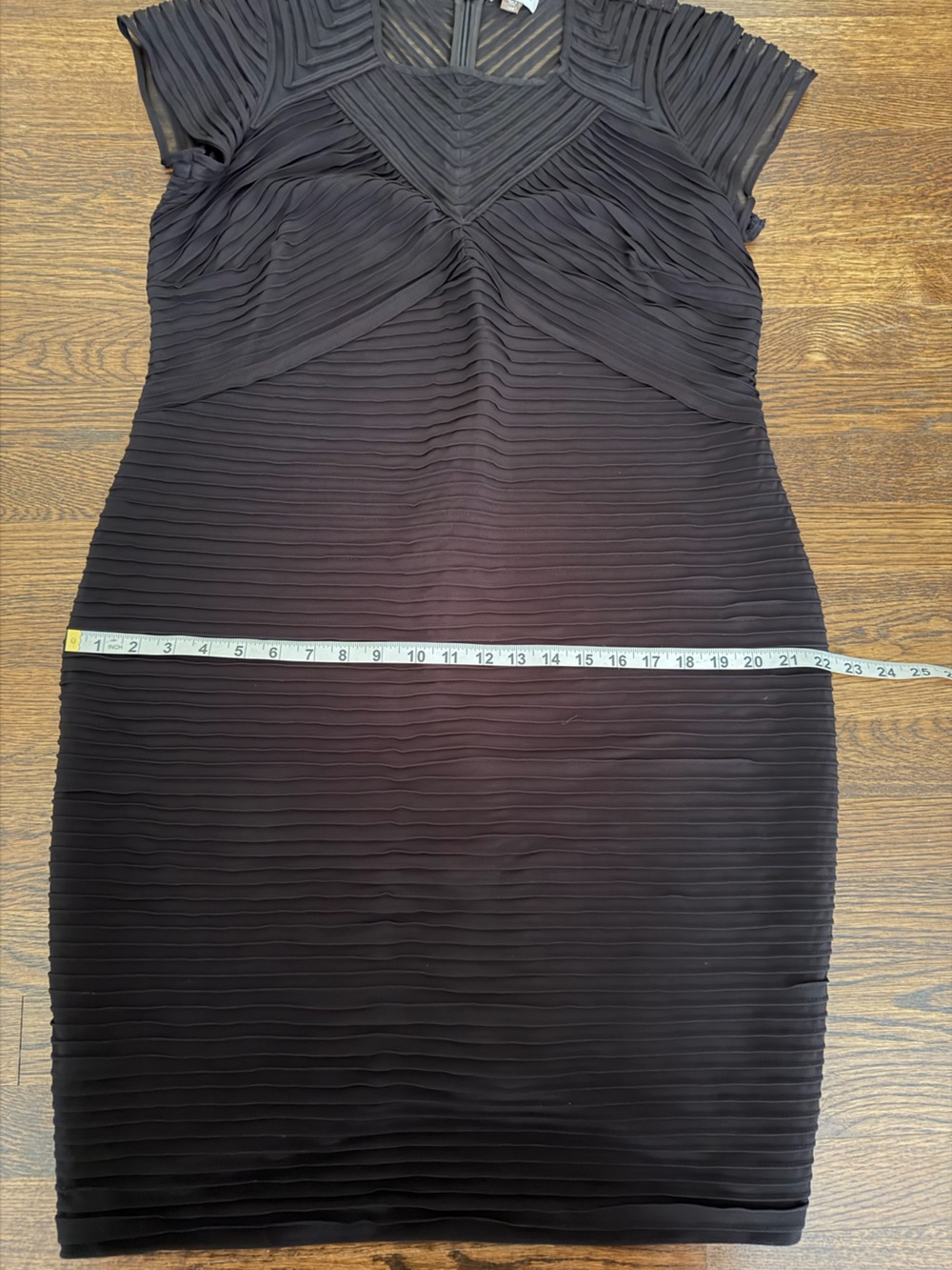 Calvin Klein Black Ribbed Sheath Dress - Picture 5 of 7